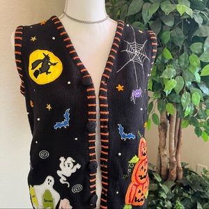 halloween spooky vest
